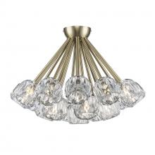 Trans Globe 11739 AG - 19LT SEMI FLSH ROSE CRYSTAL-AG
